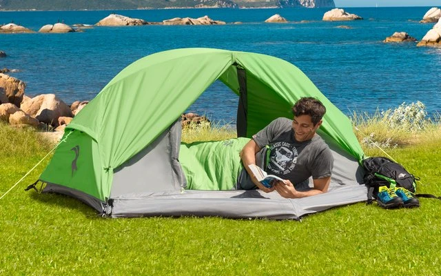 Mountain Guide Trekkingzelt Carpi II Hellgrün 1 Mountain Guide Trekkingzelt Carpi II Hellgrün