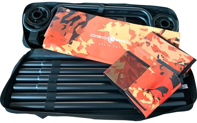 Disc-O-Bed Sol-O-Cot Limited Outdoor Edition Camping Feldbett Mit Seitentasche 5 Disc-O-Bed Sol-O-Cot Limited Outdoor Edition Camping Feldbett Mit Seitentasche – Bild 5