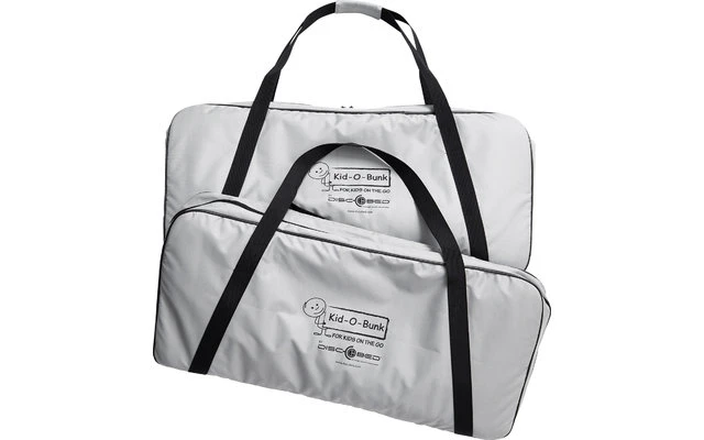 Disc-O-Bed Kid-O-Bunk Kinder Camping Stockbett Inkl. Seitentaschen Blau / Silber 6 Disc-O-Bed Kid-O-Bunk Kinder Camping Stockbett Inkl. Seitentaschen Blau / Silber – Bild 6