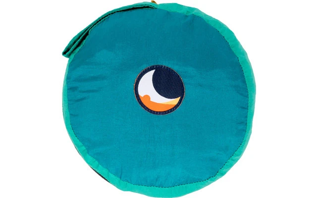 Ticket To The Moon Picknickdecke 213 X 213 Cm Aqua / Orange 2 Ticket To The Moon Picknickdecke 213 X 213 Cm Aqua / Orange – Bild 2