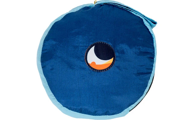 Ticket To The Moon Picknickdecke 213 X 213 Cm Aqua / Orange 3 Ticket To The Moon Picknickdecke 213 X 213 Cm Aqua / Orange – Bild 3