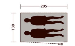 Outwell Freistehendes Innenzelt Blau -Camping Gear Günstiges Camping Geschäft 439200 3116115