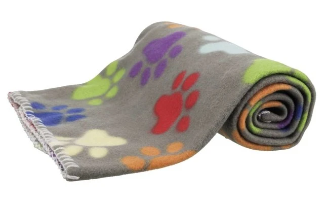 Jollypaw Fleecedecke Joost 100 × 70 Cm Grau/bunt 1 Jollypaw Fleecedecke Joost 100 × 70 Cm Grau/bunt