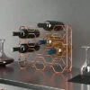 Metaltex Hexagon-15 Flaschenregal Kupfer