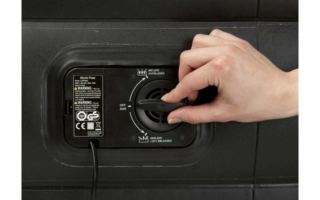 Happy People Deluxe Luftbett 196 X 97 X 47cm Grün/beige 3 Happy People Deluxe Luftbett 196 X 97 X 47cm Grün/beige – Bild 3