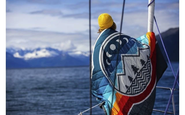 Voited Recycled Ripstop Outdoor Camping Decke Camp Vibes/greengabel 4 Voited Recycled Ripstop Outdoor Camping Decke Camp Vibes/greengabel – Bild 4