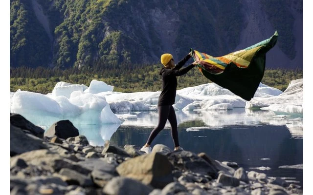 Voited Recycled Ripstop Outdoor Camping Decke Camp Vibes/greengabel 6 Voited Recycled Ripstop Outdoor Camping Decke Camp Vibes/greengabel – Bild 6