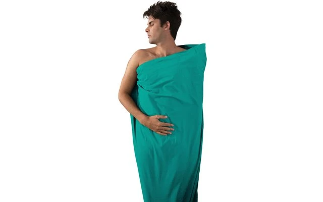 Sea To Summit Premium Cotton Travel Liner Standard Reiseschlafsack Inlett Sea Foam 1 Sea To Summit Premium Cotton Travel Liner Standard Reiseschlafsack Inlett Sea Foam