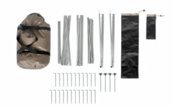 Tambu Nihaita 5 Personen Familien Tunnelzelt Braun -Camping Gear Günstiges Camping Geschäft 575887 3940511