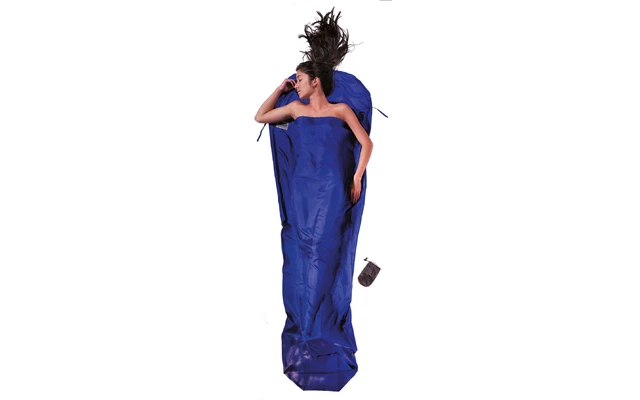 Cocoon Innenschlafsack Mumie Baumwolle Ultramarine Blue 5 Cocoon Innenschlafsack Mumie Baumwolle Ultramarine Blue – Bild 5