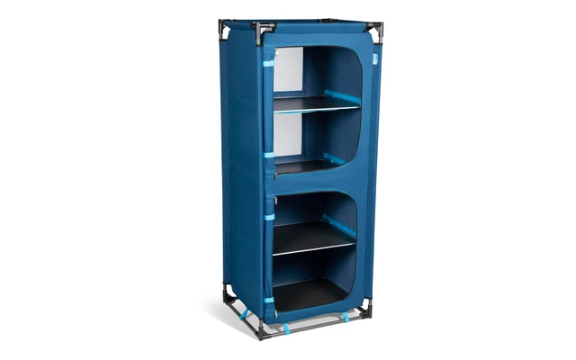 Kampa Susie Campingschrank Mit 4 Fächern 59 X 48 X 51 Cm Blau 1 Kampa Susie Campingschrank Mit 4 Fächern 59 X 48 X 51 Cm Blau