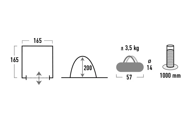 High Peak Mehrzweckzelt Lido 5 High Peak Mehrzweckzelt Lido – Bild 5