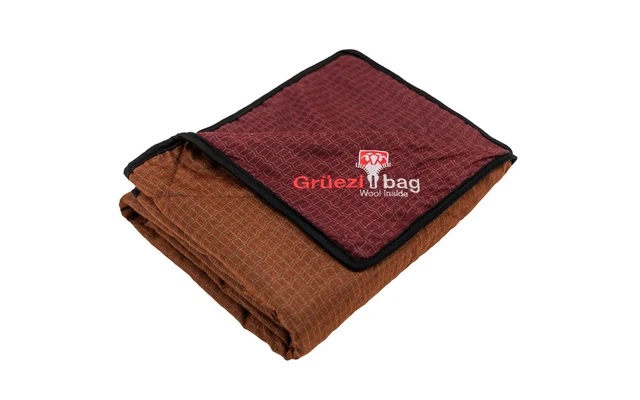 Grüezi Bag WellhealthBlanket Wool Home Schlafsack Dark Red/rusty Orange 4 Grüezi Bag WellhealthBlanket Wool Home Schlafsack Dark Red/rusty Orange – Bild 4