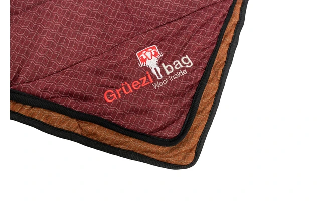 Grüezi Bag WellhealthBlanket Wool Home Schlafsack Dark Red/rusty Orange 6 Grüezi Bag WellhealthBlanket Wool Home Schlafsack Dark Red/rusty Orange – Bild 6