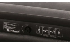 Outwell Excellet Luftmatratze Single 200 X 80 Cm Schwarz/grau -Camping Gear Günstiges Camping Geschäft 681981 4965743