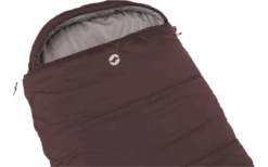 Outwell Campion Lux Aubergine Mumienschlafsack 225 X 85 Cm Dunkelrot -Camping Gear Günstiges Camping Geschäft 712400 4962305