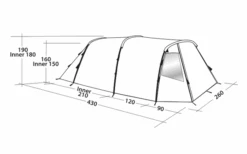 Easy Camp Huntsville 400 Tunnelzelt Für 4 Personen -Camping Gear Günstiges Camping Geschäft 782843 5185697