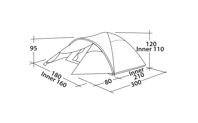 Easy Camp Quasar 300 Rustic Green Kuppelzelt Für 3 Personen 2 Easy Camp Quasar 300 Rustic Green Kuppelzelt Für 3 Personen – Bild 2