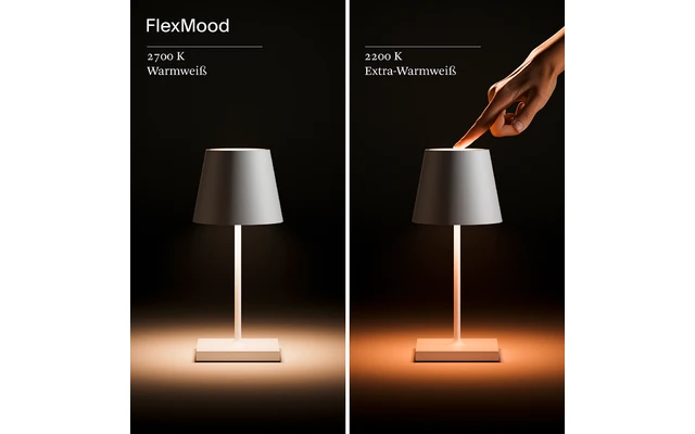 Sigor Akku-Tischleuchte Nuindie Mini 250 Mm Schneeweiß 6 Sigor Akku-Tischleuchte Nuindie Mini 250 Mm Schneeweiß – Bild 6